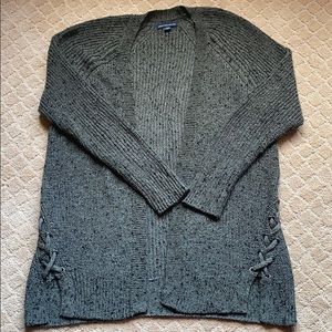 olive green American Eagle knit cardigan!